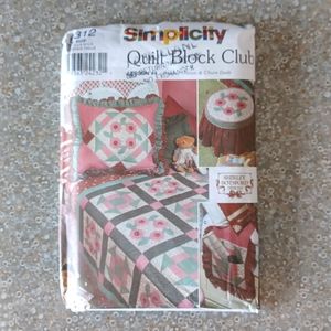 SALE 3/$25 Simplicity Quilting Sewing Pattern NEW